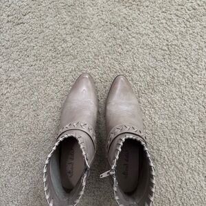 Altar'd State Cream Ankle Booties